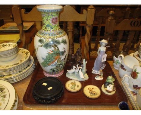 Chinese Porcelain Vase, Goebel, Lladro etc 