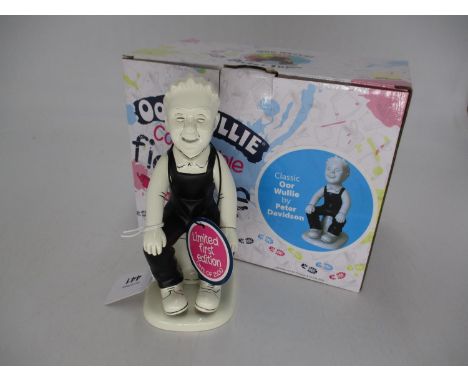 Oor Wullie Limited First Edition Figure, with Box 
