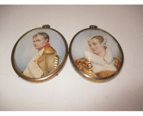 Two Portrait Miniatures 