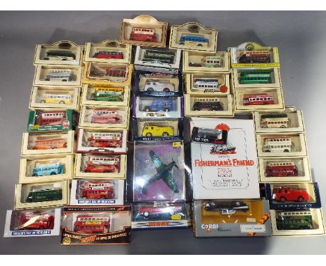 EFE, Lledo, Dinky, Corgi - 38 predominately by Lledo boxed diecast model vehicles in various scales. Lot includes Lledo 60003