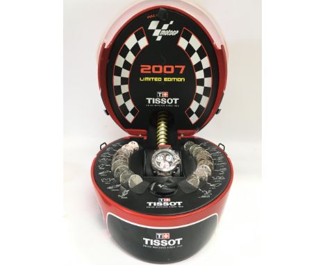 A boxed limited edition Tissot MotoGP 2007 watch. Number 2535 of 7002. Postage category C