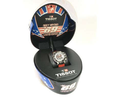 A Limited Edition Tissot T- Race Nicky Hayden watch, Number 1725/4999. Postage category C