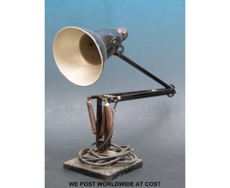 A vintage Herbert Terry & Sons 'Minor Model' Anglepoise lamp. 