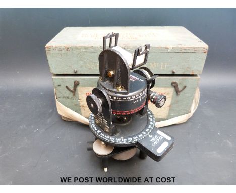 A cased air ministry Astro Compass Mk II 6A/1174