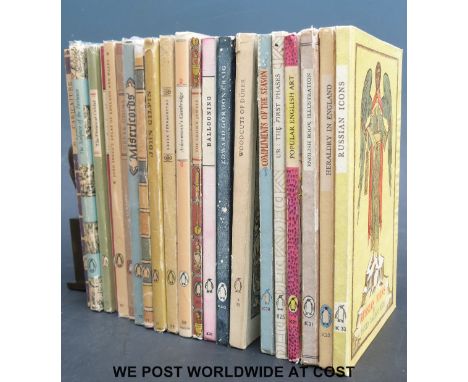 A collection of King Penguins, many First Edition from the 1940s and 50s.  Titles include The Sculpure of the Parthenon, Magi