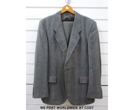 A vintage gentleman's suit by Christian Dior, size 40 regular together with another similar jacket size 42