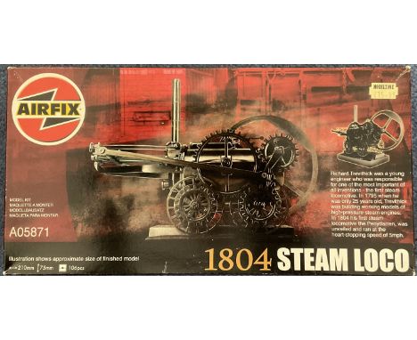 1804 Steam Loco Plastic Model Kit (Scale 1:72) by Airfix scale unknown model No A05871 outer box has been opened but contents