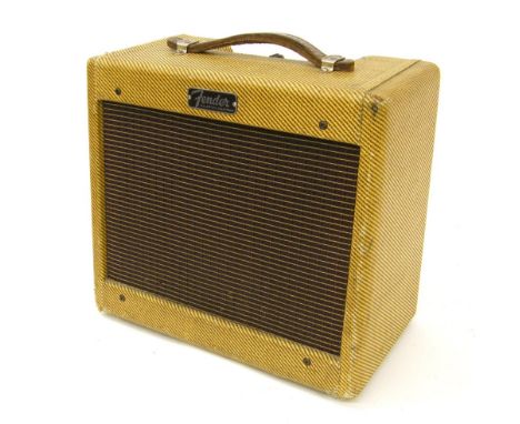 1962 Fender Champ guitar amplifier, made in USA, please note - USA PLUG