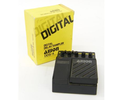 Arion DDS-4 digital delay/sampler guitar pedal, boxed 