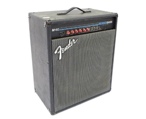Fender M-80 bass guitar amplifier, attention needed to input 2