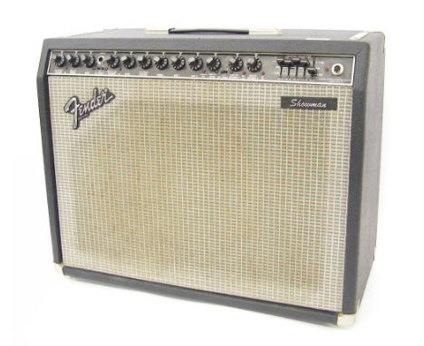 Fender Showman guitar amplifier, made in USA, ser. no. F225689