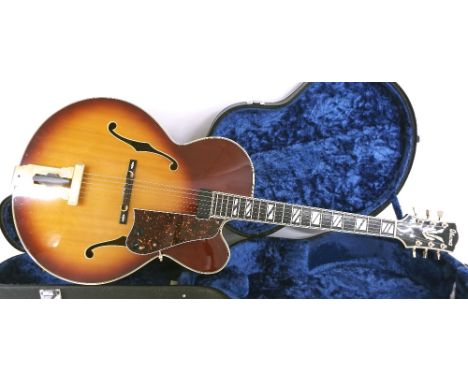 1977 Ibanez 2461 model archtop guitar, made in Japan, ser. no. J77xxx9, sunburst finish with minor lacquer blemishes and some