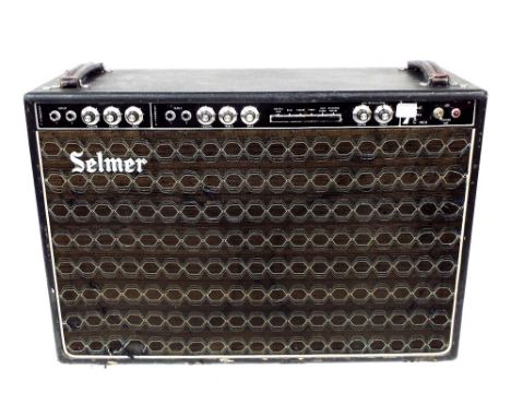 Selmer Zodiac Tremolo Fifty MK II guitar amplifier, ser. no. 30542, with Celestion T1134 speakers, appears to be working *Rec