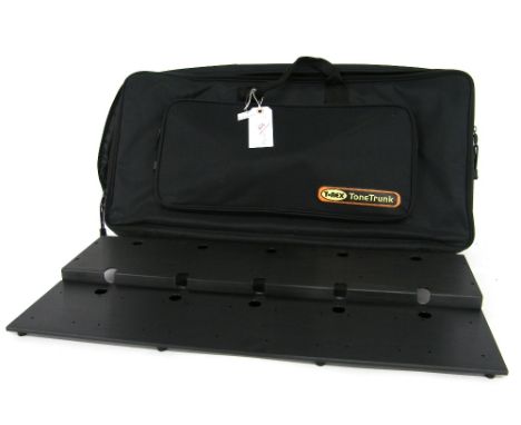 T Rex Tone Trunk 70 guitar effects pedal board, as new, within gig bag