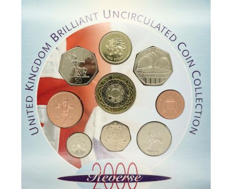 Royal Mint Millennium coin set. P&amp;P Group 1 (£14+VAT for the first lot and £1+VAT for subsequent lots) 