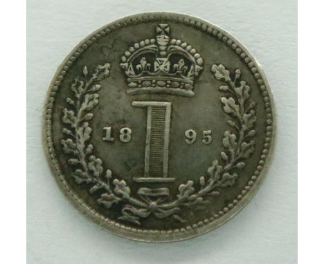 1895 Maundy one pence of Queen Victoria. P&amp;P Group 1 (£14+VAT for the first lot and £1+VAT for subsequent lots) 