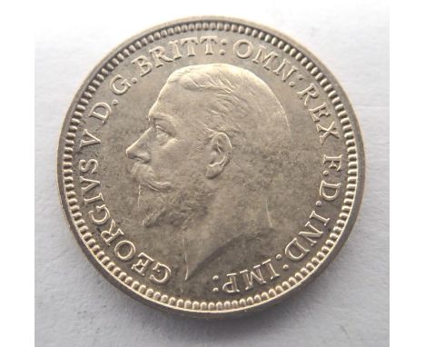 1927 silver proof threepence of George V. P&amp;P Group 1 (£14+VAT for the first lot and £1+VAT for subsequent lots) 