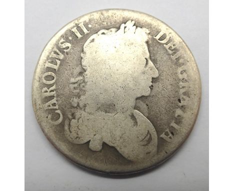 1671 silver crown of Charles II. P&amp;P Group 1 (£14+VAT for the first lot and £1+VAT for subsequent lots) 