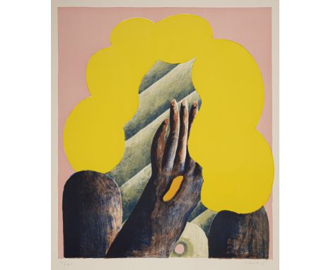 Antes, HorstHeppenheim, 1936Blattgröße: 65 x 49,5 cm, o. R."Züricher Kopf", 1967. Farblithografie auf Bütten. In Bleistift un