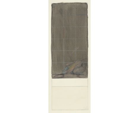 Kirchberger, Günther C.Kornwestheim, 1928 - Bad Boll/Göppingen, 201060 x 20 cm, R.Ohne Titel, 1987. Mischtechnik auf Papier. 