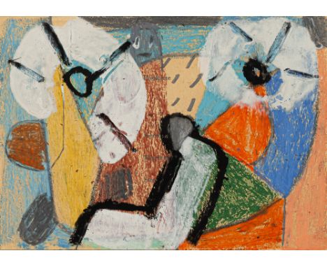 Kerkovius, IdaRiga, 1879 - Stuttgart, 197010,5 x 14,7 cm, R.Ohne Titel, 1959. Mischtechnik auf leichtem Karton. In Bleistift 