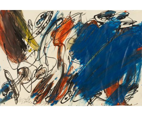 Stöhrer, WalterStuttgart, 1935 - Scholderup bei Schleswig, 200036 x 53 cm, R.Ohne Titel, 1991. Mischtechnik auf festem Papier