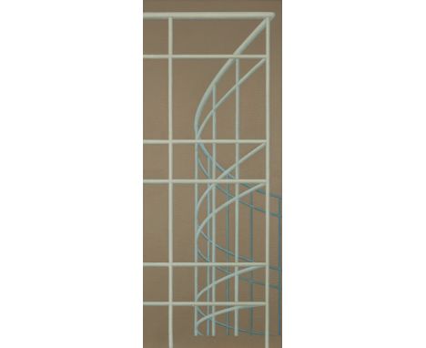 Malfatti, NinoInnsbruck, 1940100 x 40 cm, R."Wendeltreppe", 1971 - 1972. Öl auf Leinwand. In Faserstift rückseitig signiert, 