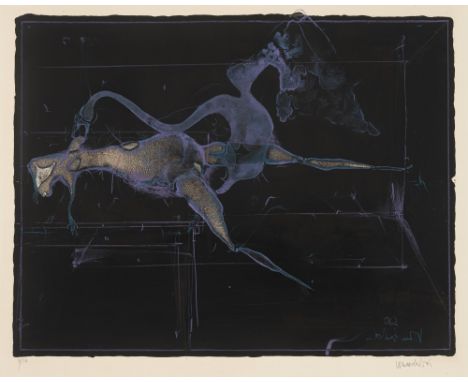 Wunderlich, PaulEberswalde, 1927 - Saint-Pierre-de-Vassols, 2010Versch., o. R.4 Bl.: "Leda (Blatt 1)", 1962; "Leda (Blatt 3)"
