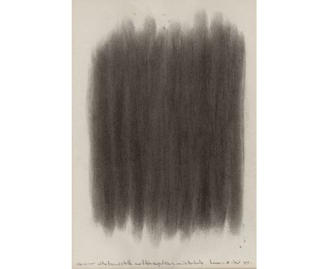 Vries, Herman deAlkmaar, geboren 193129 x 21 cm, R."Von einer alter Brandstelle zw. Kleinengstein u. Milsterholz", 1991. Abre