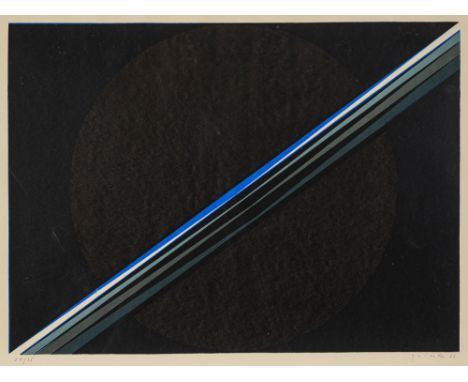 Quinte, LotharNeiße, 1923 - 200042 x 57 cm, R.Ohne Titel, 1966. Farblithografie auf Bütten. In Kugelschreiber unten rechts si