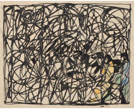 Hölzel, AdolfOlmütz, 1853 - Stuttgart, 193411,5 x 14,5 cm, o. R.Kreise. Tuschfeder, Bleistift und Farbstift auf Papier.Nachla