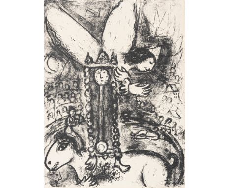 Chagall, MarcWitebsk, 1889 - Saint-Paul-de-Vence, 1985Versch., R.2 Bl.: "Le cirque", 1967; "Moise", 1956. Eine Farblithografi