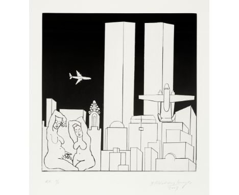 Wintersberger, Lambert MariaMünchen, 1941 - Walbourg, 2013Versch., R.3 Bl.: Ohne Titel, 1991; 2003. Radierung auf Bütten. All