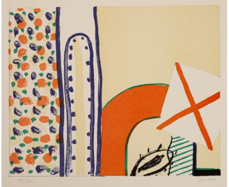 Antes, HorstHeppenheim, 1936Blattgröße: 43 x 62 cm, o. R."Stilleben", 1963. Farboffsetlithografie auf Offsetpapier. In Bleist