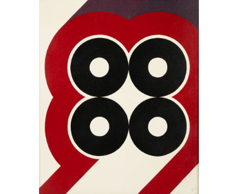 Kirchberger, Günther C.Kornwestheim, 1928 - Bad Boll/Göppingen, 2010120 x 100 cm, R."Celestino", 1966. Acryl auf Leinwand. In