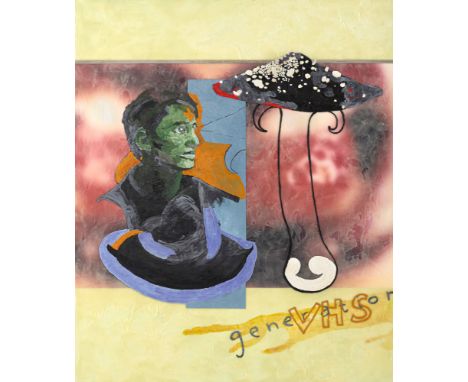 Mandernach, JörgSaarbrücken, geboren 1963120 x 100 cm, R."O. T. (generation VHS)", 2004-2005. Mischtechnik auf Hartfaserplatt
