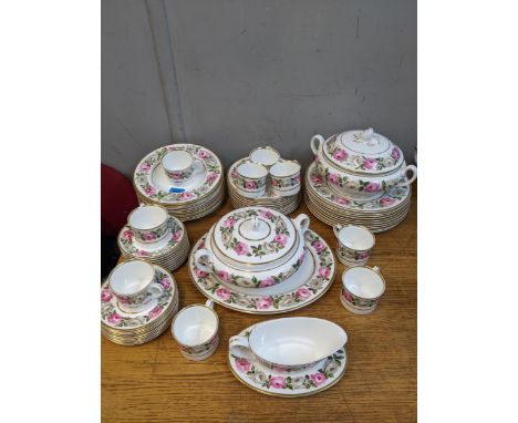 Royal Worcester Royal Garden tea and dinner part service comprising approximately 65 pieces Location: 
