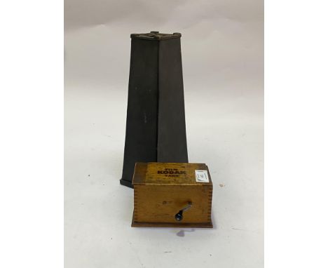 A vintage Kodak Tank pin hole camera