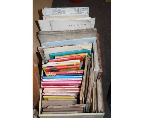 1 BOX ORDNANCE SURVEY AND OTHER MAPS