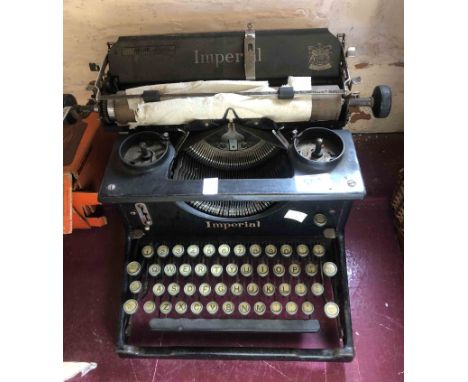 An antique Imperial typewriter