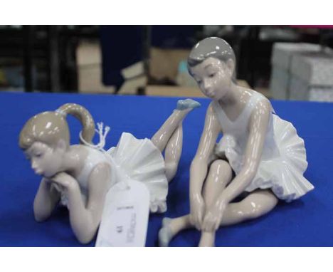 GROUP OF SIX NAO FIGURES OF BALLERINAS