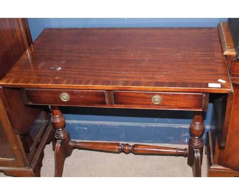 MAHOGANY SOFA TABLE