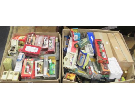 A large collection of mostly post-1970 model cars, largely boxed
