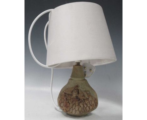 Bernard Rooke (1938-) Bee table lamp, 16.5cm highcondition is good with some minor wear as you would expect with age and usen