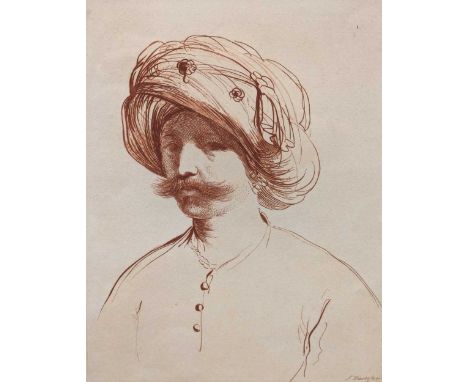 Francesco Bartolozzi (1727-1815) A head study of an Arab,Signed within the plateEtching,20cm x 15.5cm