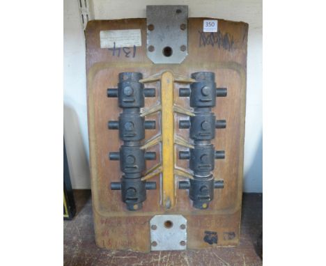 An industrial engine block tooling