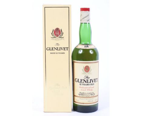 The Glenlivet 12 Year Old Unblended All malt Scotch Whisky, distilled in Scotland by George &amp; J G Smith, 75cl, 40% Vol, i