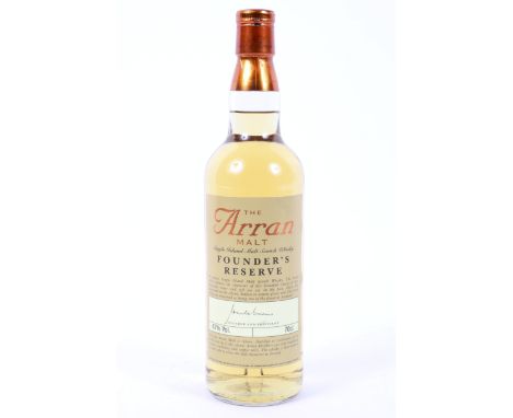 Whisky: The Arran Malt Founders Reserve, Single Malt Scotch Whisky, 70cl, 43% Vol.