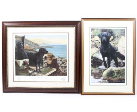 Two framed limited edition prints, comprising: 'Nigel Hemming, 'Man's Best Friend, no. 388/500, with certificate of authentic