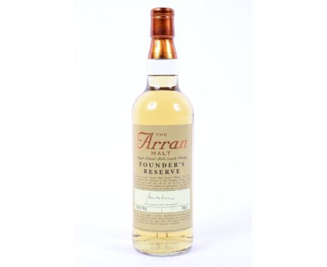Whisky: The Arran Malt Founders Reserve, Single Malt Scotch Whisky, 70cl, 43%